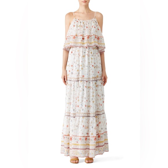 NWT Joie Vernita Silk Floral Maxi Dress XS - Picture 1 of 5